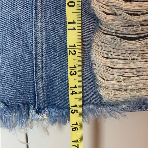 LF CARMAR JEAN SKIRT SIZE 25 - Picture 7 of 7